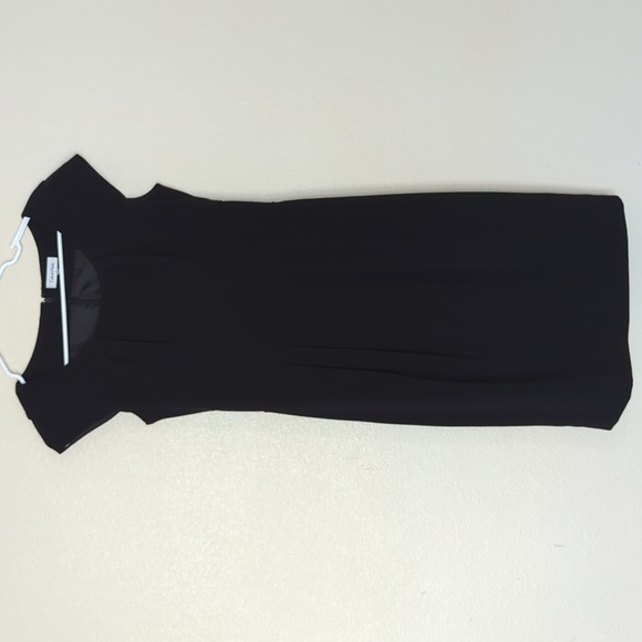 Calvin Klein Classic Black Midi Dress Size 4 - Picture 2 of 11